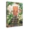 Wooden Door Hydrangeas 20" x 30" Canvas Wall Art